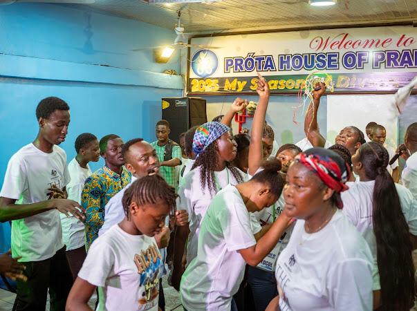 Church worship setting