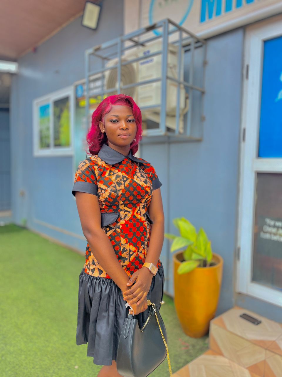 Church Secretary Miss Mavis Larbi portrait