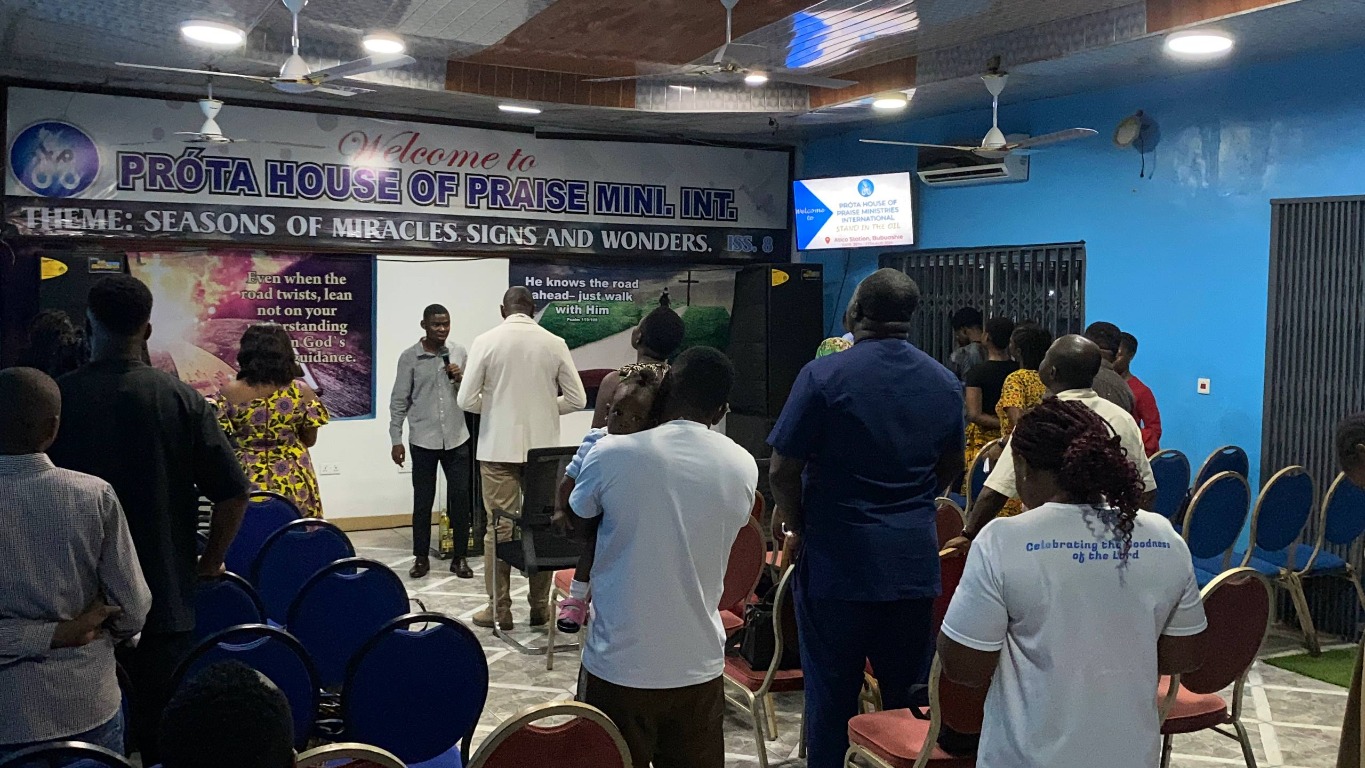 Deep prayer and ministry session